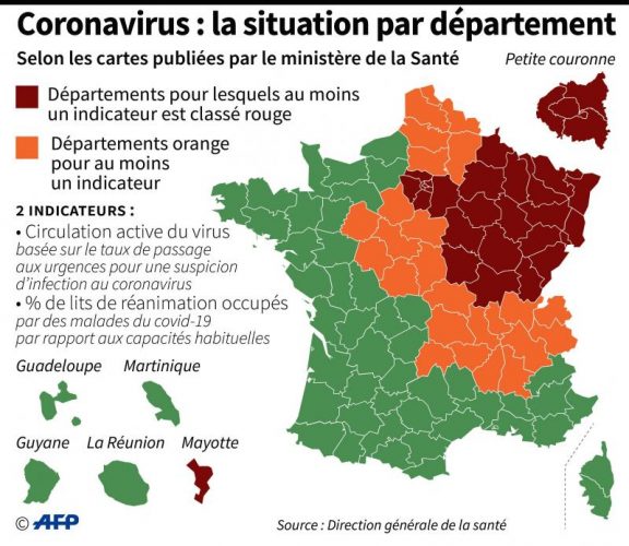 Coronavirus : le nombre de personnes infectées identifiées a augmenté de 45 et le nombre de personnes décédées de 2